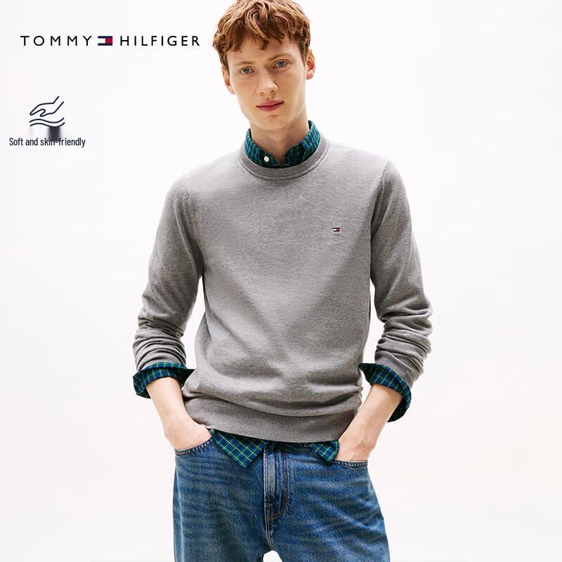 Tommy Hilfiger Cotton Crewneck Pullover Sweater