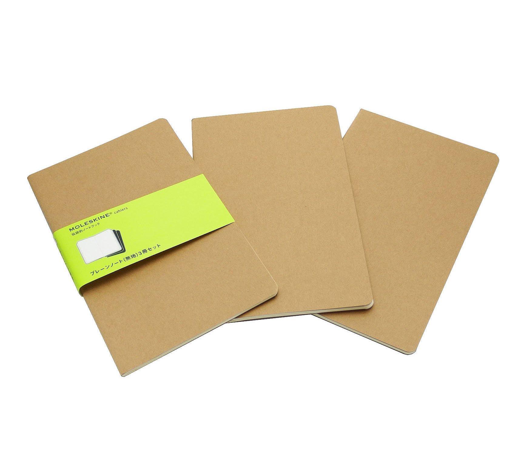 

Moleskine Notebook Cahier Journal Plain QP418 LG Craft