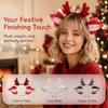 Simulation Antler Headband Xmas Elk Reindeer Antler Hair Hoop Deer Ear Hair Band Masquerade Party