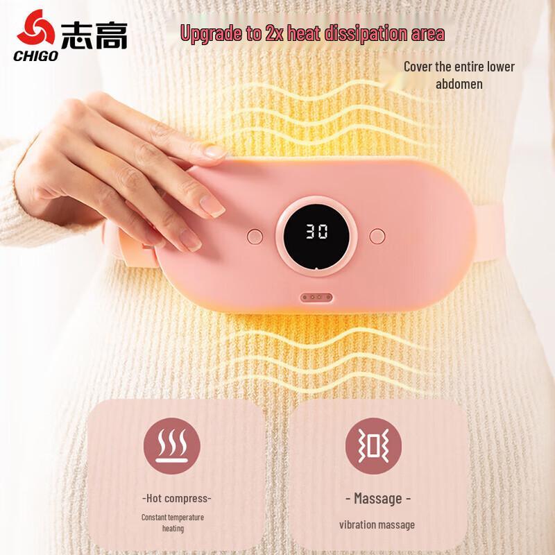 CHIGO Portable Menstrual Heating & Massage Belt CN plug (adapter included)