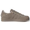 Adidas Originals Superstar Synthetic Leather Low-Top Sneakers Women Sneakers Gray Brown GW4440