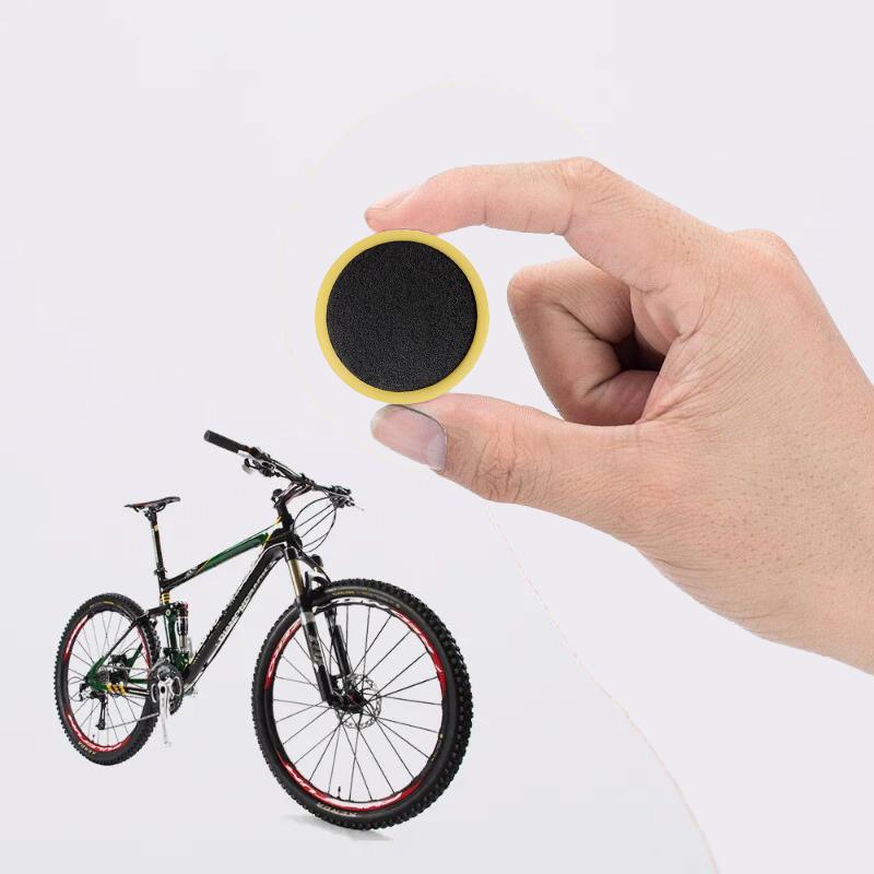 Glue-Free Bicycle Inner Tube Repair Patch - Quick Adhesive Protection for Mountain & Road Bike