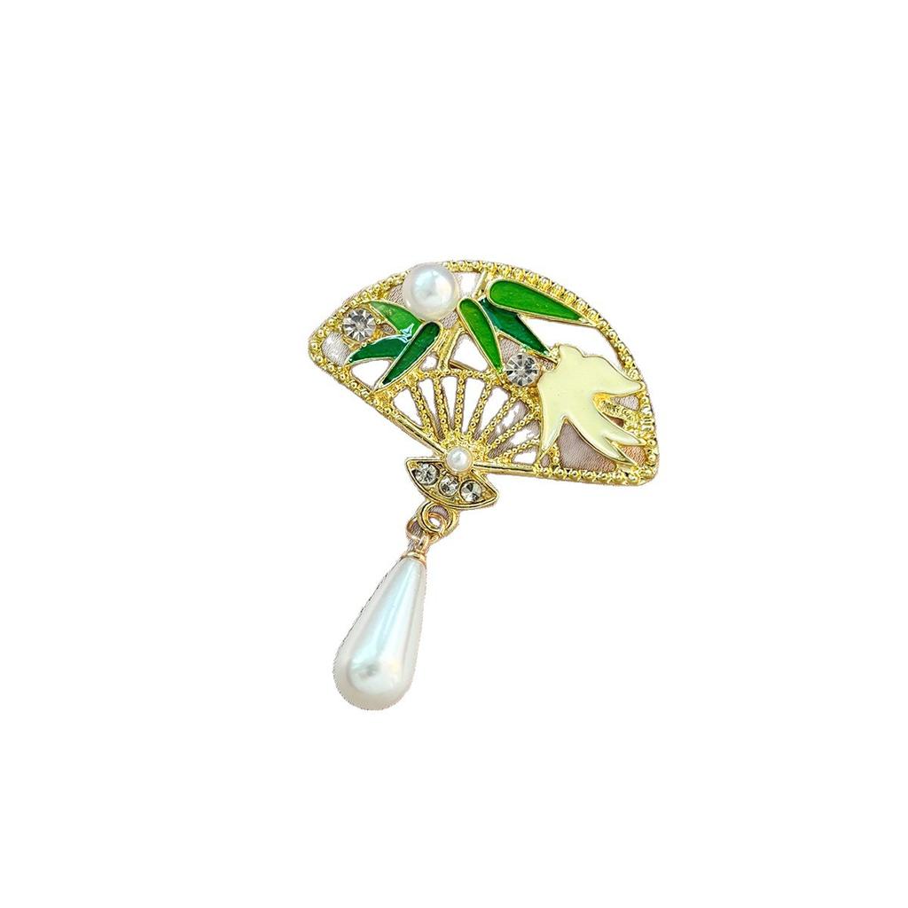 Chinese-style Brooch To Prevent Showing of Skin, Women's Brooch, Suit Pin, Clothing Accessory, Jewelry, Brooch