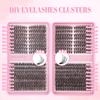 D-Song Single Cluster False Eyelashes Segmented Grafting Flower Hair 10-18Mmdiy Thick Natural Eyelashes