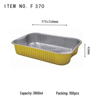 Disposable Round Aluminum Foil Food Containers with Lids