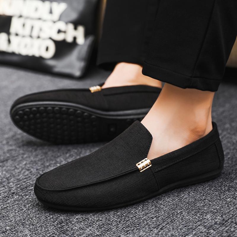 Fashion Men Loafers Soft High Quality Spring Autumn Shoes Men Casual Shoes Warm Slip On Flats Driving Shoes Large Size Chaussure Hommes