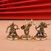 Vintage Brass Ornament Orc Soliders Models Figurines Miniatures Toys Boys Cartoon Desktop Metal Doll Crafts Decoration Accessory