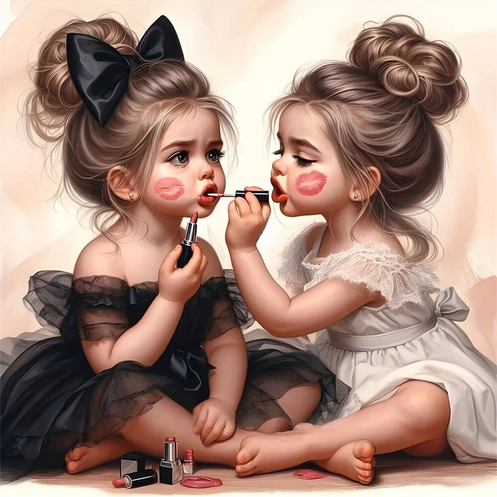 

5D Алмазная вышивка своими руками Женский портрет Утка Животное Полная круглая мозаика Алмазная живопись Домашняя Спальня Настенное искусство Round 20x20cm