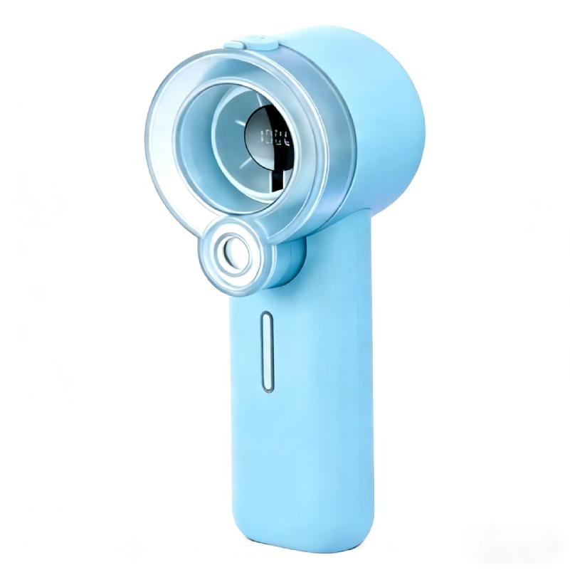 

High capacity battery Turbo Handheld Fan-100-Speed USB Rechargeable, Portable Mini Fan for Travel, Camping & Outdoor Adventures синий