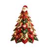 DOWMOO DIY Quilted LED Christmas Tree Set - Wear-Resistant Polyester Desktop Decoration Ornament