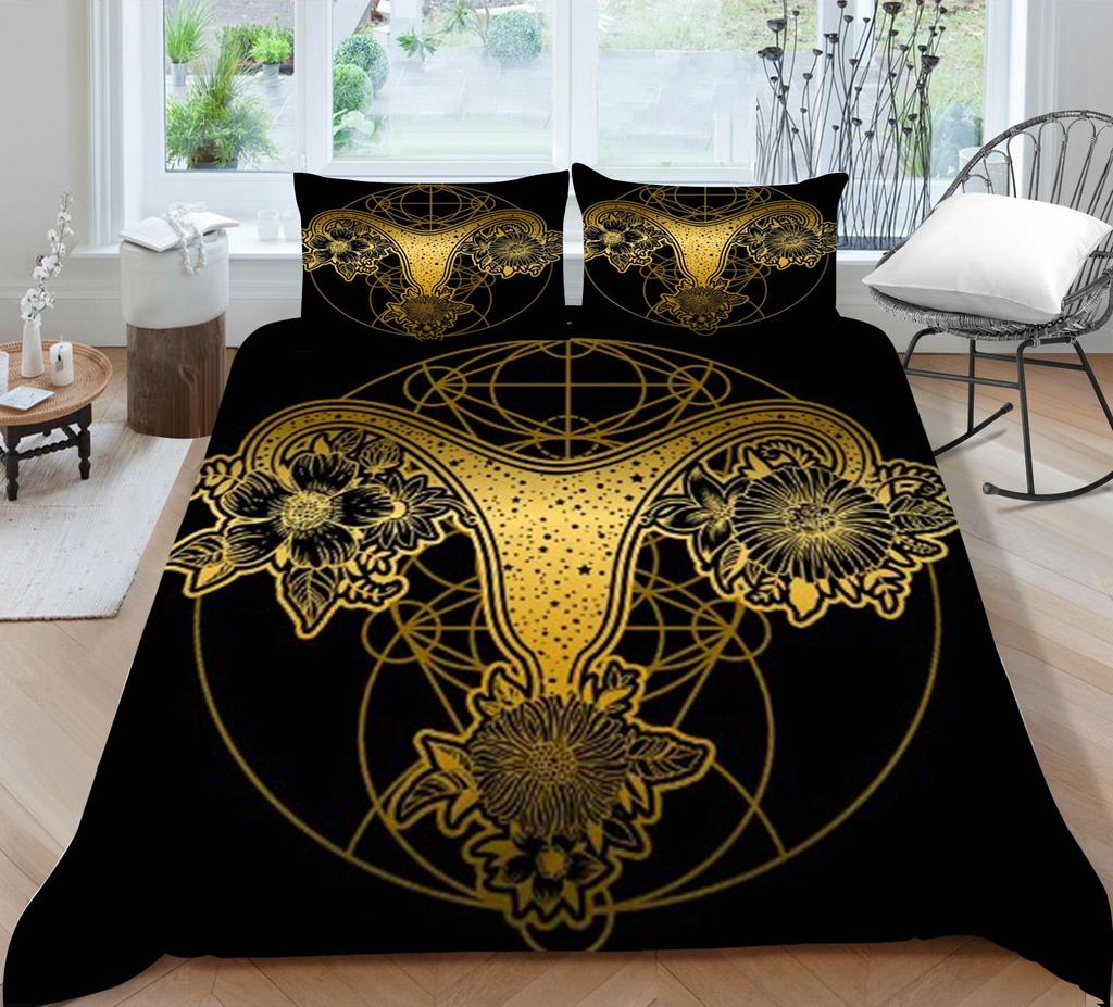 Posteľná bielizeň Bohemia Printing 3D 100% polyester Dekor do spálne Mikrovlákno Pohodlná prikrývka