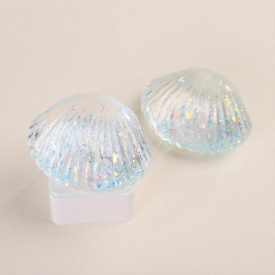 Clear Shell Squeeze Toy Stress Relief Glitter Stress Sugar Ball Sensory Toy Soft Decompression Fidget Toy Party Favors