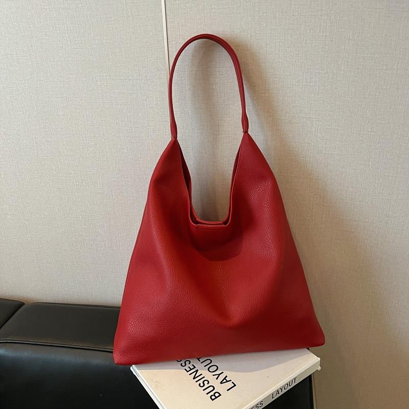 Lazy Wind Bag Women's Large-capacity New Autumn and Winter Versatile Simple Shoulder Bag Commuter Tote Bag