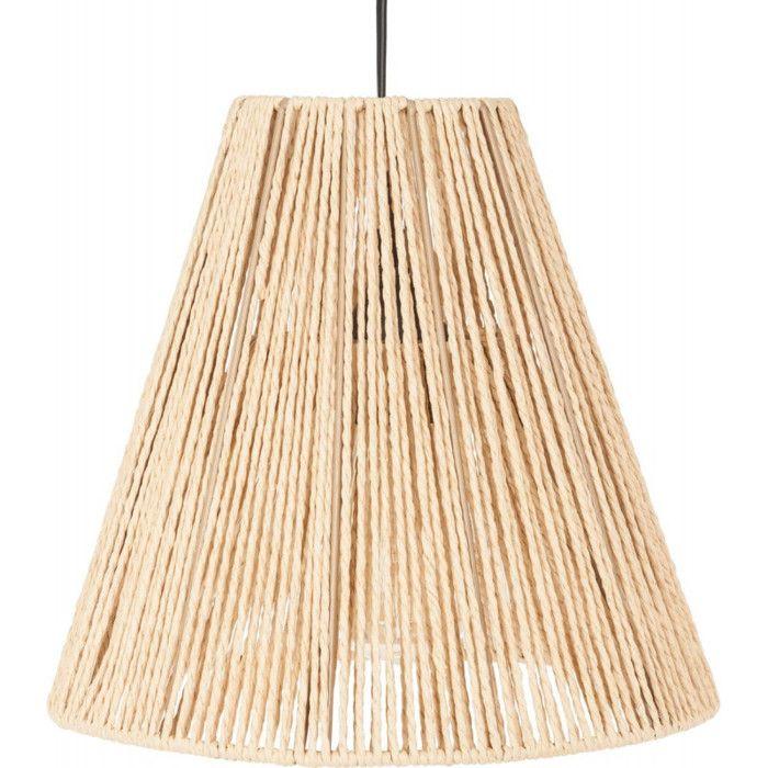 Suspension corde etnik "Giada" diamètre 30 cm hauteur 27 cm Atmosphera