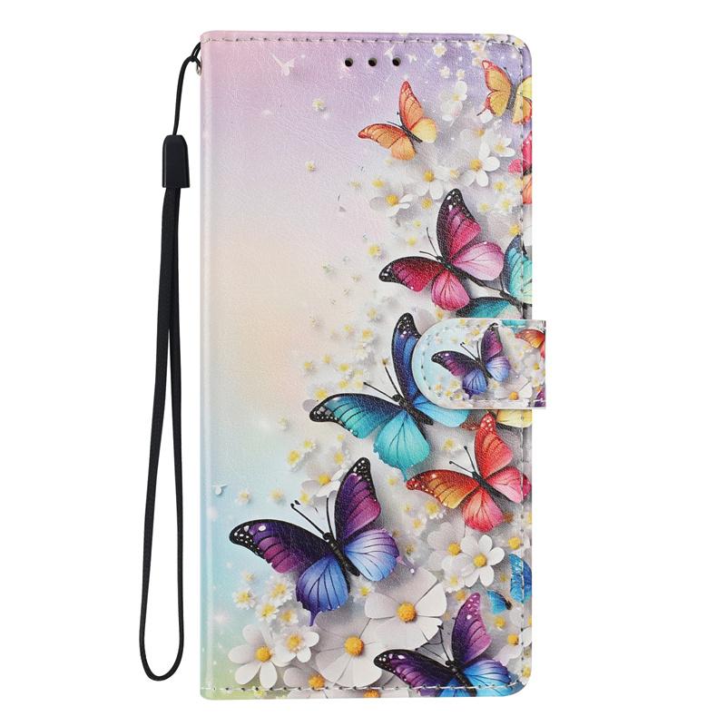 Case for Samsung Galaxy A27 A17 A07 A37 A57 A56 A36 A55 S26+ Ultra S25 Edge S24 FE Plus Case Leopard Print Wallet Leather Cover