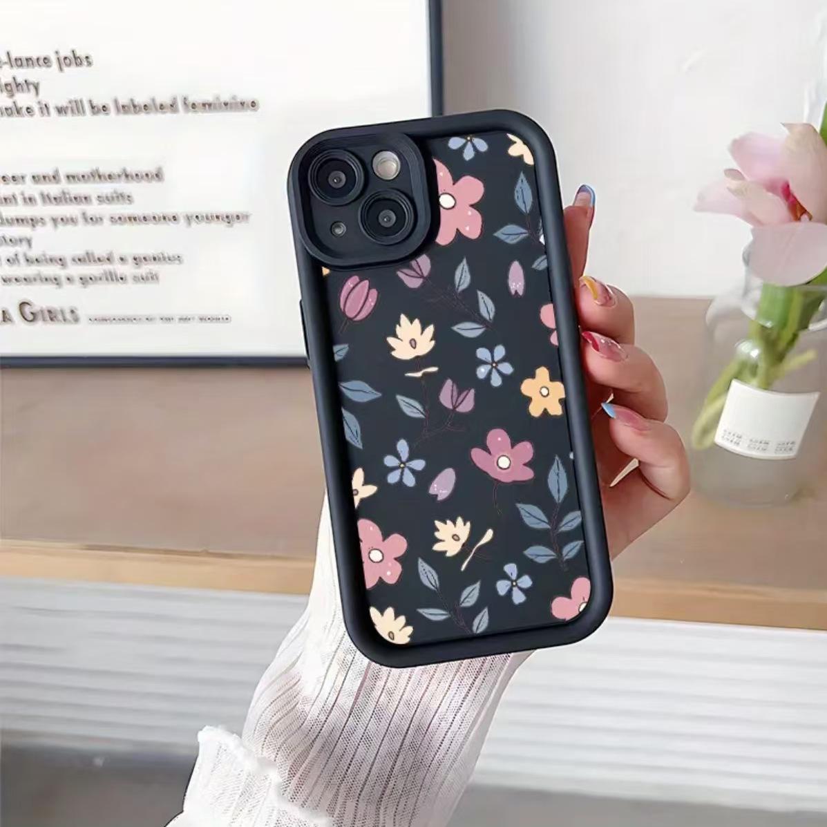 

Colorful Floral & Plant Drop-Proof Case for iPhone 17 Pro Max, 16, 15, 14, 13 Mini iPhone 17