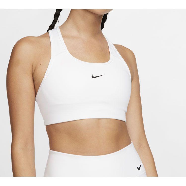 Nike Dri-Fit Medium Support Sports Bra Women Underwear White BV3637-100