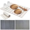 Stein-Abtropfmatte faltbar, saugfähig, groß für Geschirr, Töpfe, Flaschen