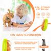 Spazzola a vapore per cani e gatti Spazzola a vapore Spruzzatore elettrico per massaggi Strumento per toelettatura di animali domestici Spargimento 3 in 1 Spray elettrici Pettini per massaggio