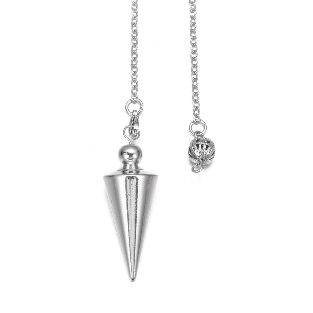 Energy Witch Spiritual Pendulos Pointed Meditation Cone Metal Pendulum Isis Pendulum Women Girls