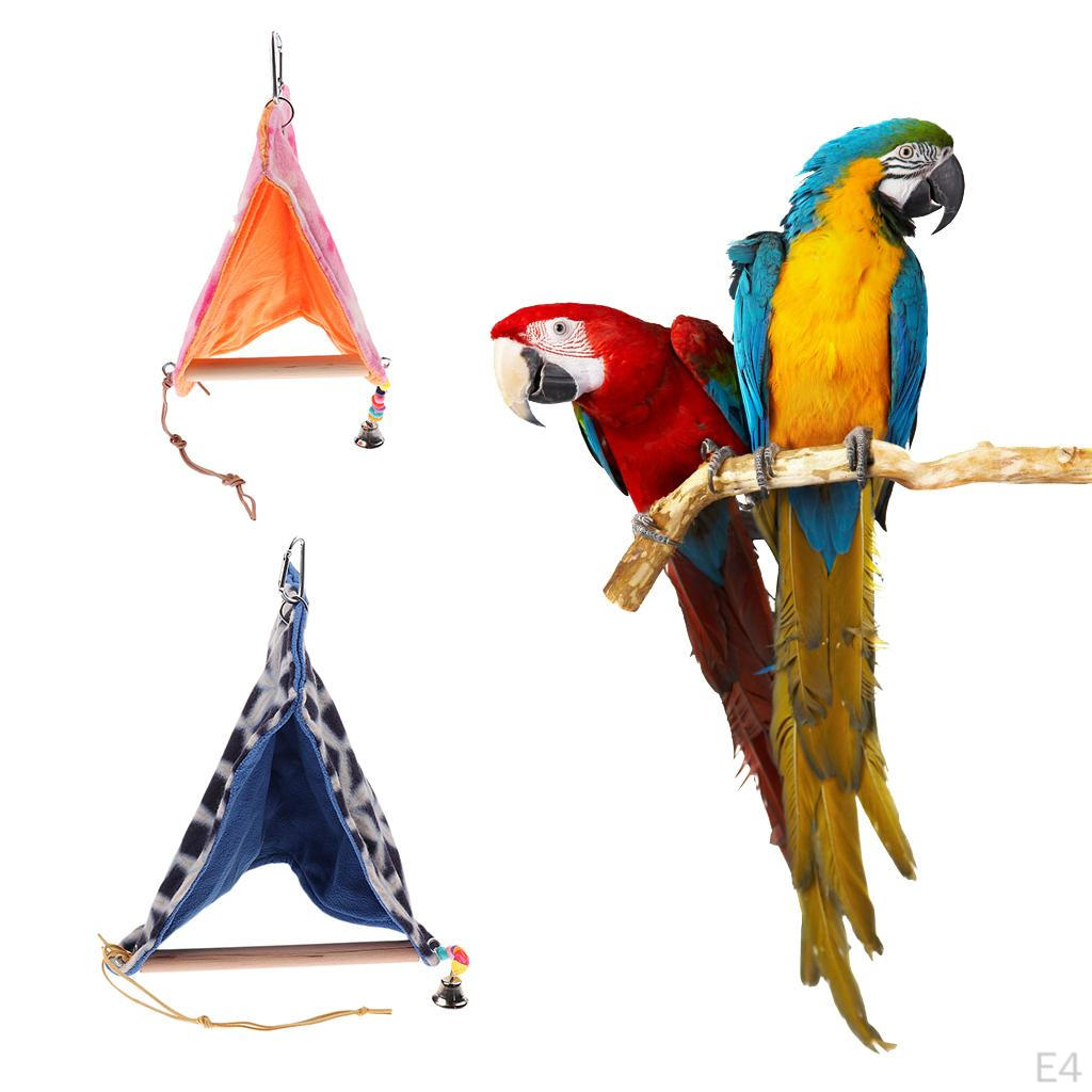 Perch Tent ,Small Bird Toy ,Parrot Hammock Hanging Bed Hut ,Random
