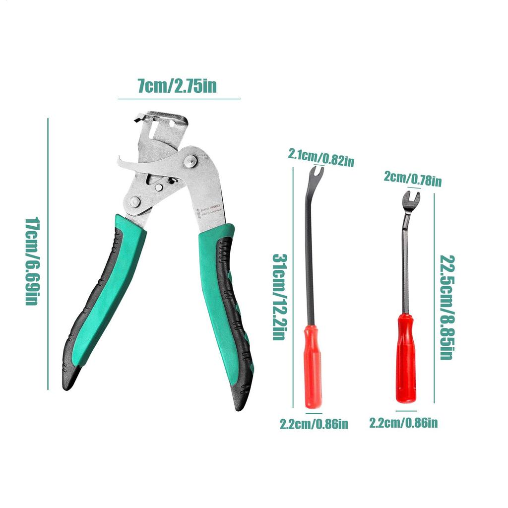 Car Clip Pliers Disassembly Tools Car Trim Clip Fastener Removal Pliers Anti-Slip Remover With 6Inch 8Inch Pry Puller For Auto