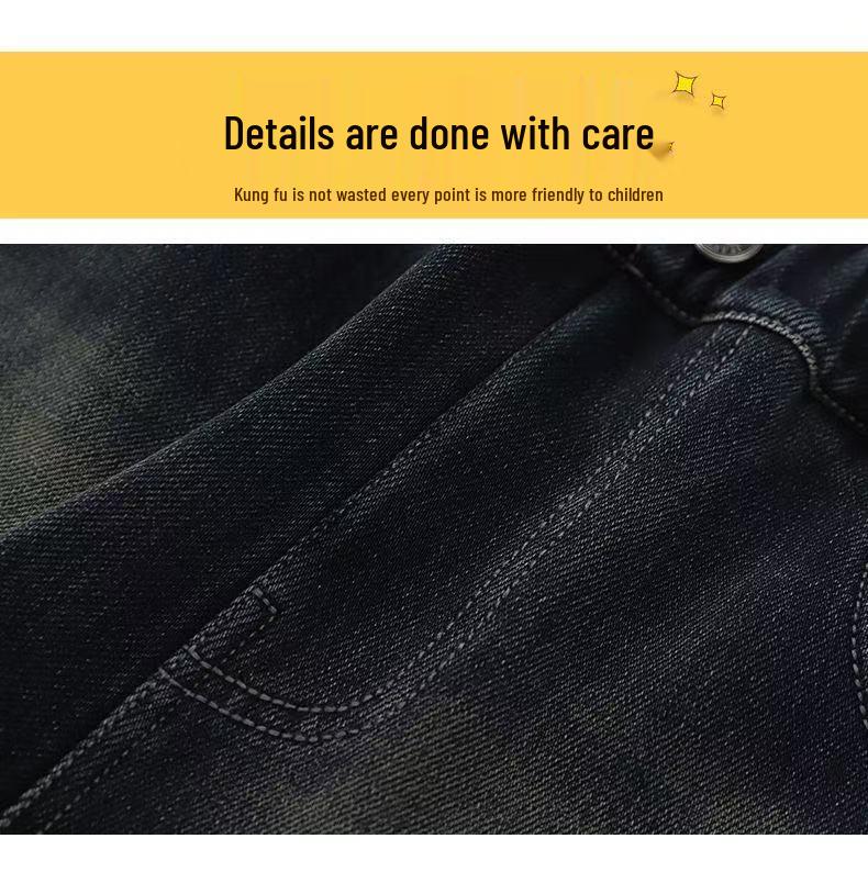 Boys' Trendy Denim Pants for Spring and Autumn - Street Style