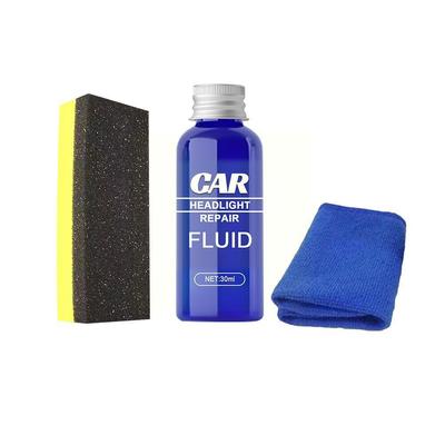 3Pcs/Set Car Headlight Repair Fluid Lens Restoration System Car Polish Fluid Maintenance Headlight