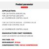 Ac Compressor Valve for Toyota Ge447220-9398 447220-9398 4472209398 5SE12C A/C Air Control Valve Toyota Avensis 2.0L 2004-2012