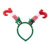 Christmas Headband with Boots and Antlers, Creative Holiday Hair Accessory for Party