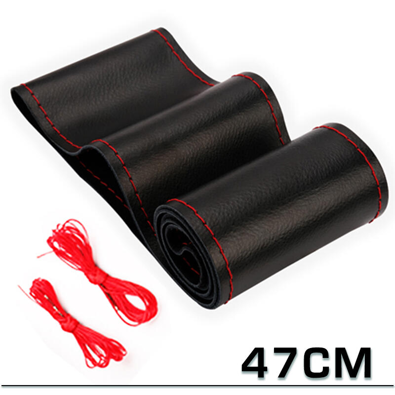 Universal Car Steering Wheel Braid Cover Extra Large 40 42 45 47 50CM Artificial leather Soft Non-slip Auto Interior Accessories