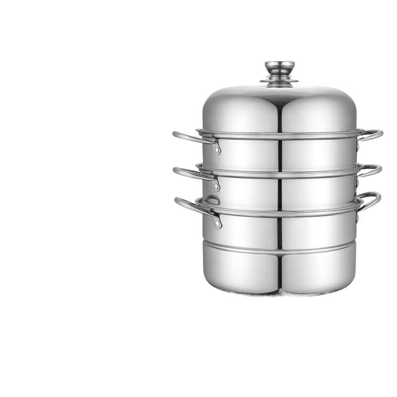 Debo 28cm 3-Layer Stainless Steel Steamer Pot