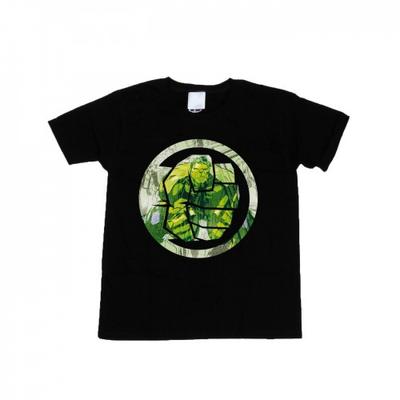 Boys Avengers Hulk Montage Symbol T-Shirt