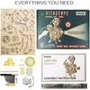 ROKR 3D Wooden Puzzle for Adults-Vitascope Model Building Kit-Wooden Vintage Projector Craft for Adults