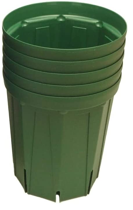 Outrageous Pot 6 Long Moss Green Set of 10 (Slit Pot) No.