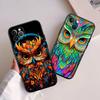 Cartoon Art Owl New Phone Case for iPhone 6 6s 7 8 11 12 13 14 15 16 17 16E XS Pro Max XR X SE Air