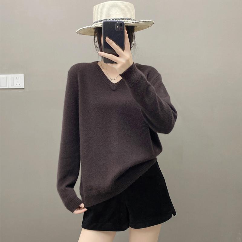 Qinghe 100% Pure Cashmere Women's Sweater - Ultra Soft Luxury Winter Pullover