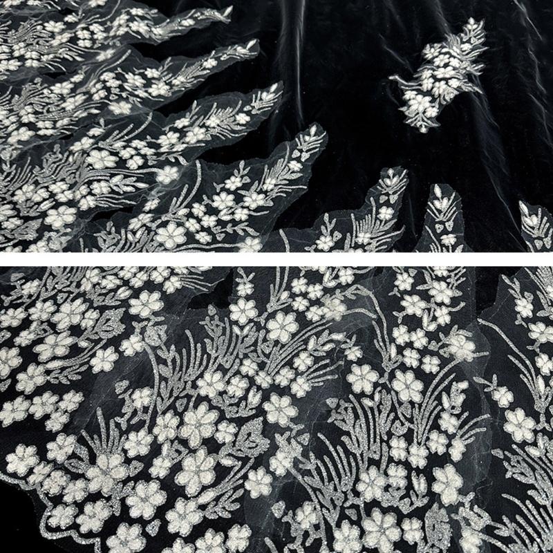Sparkling Cathedral Length Bridal Veil with Hair Comb Single Tiers Wedding Gowns Veil for Bride Soft Tulle Veil 138Inch