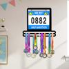Wrought Holder with Hooks for Wall Display - Award Display Rack