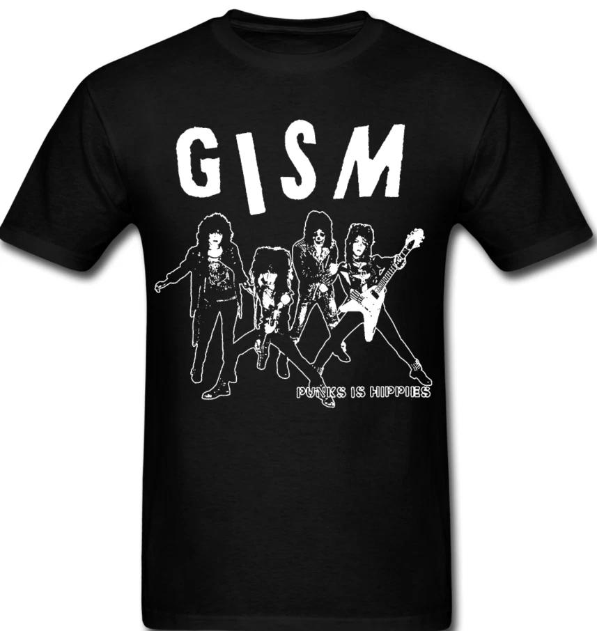 Gism T shirt band Hardcore Punk Rock Anarcho Punks is hippies L