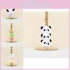 Adorable Panda Head Plush Toy Keychain For Bag Decoration Soft And Cuddly