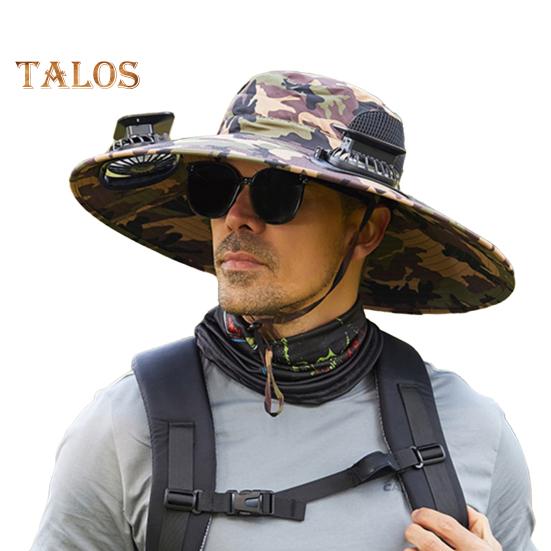 

Широкополая шляпа с солнечным вентилятором для мужчин, защита от солнца, рыболовная шляпа с 2 встроенными вентиляторами на солнечных батареях и USB для кемпинга, рыбалки, пешего туризма 15cm армия зеленый