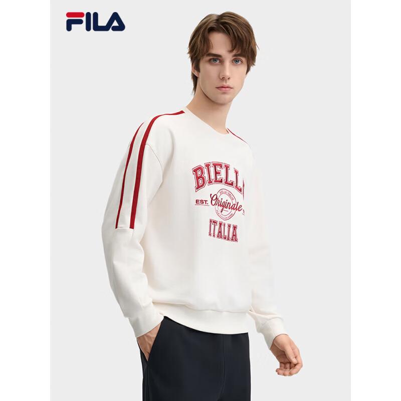 FILA Men's 2024 Winter Casual Knit Pullover Sweatshirt