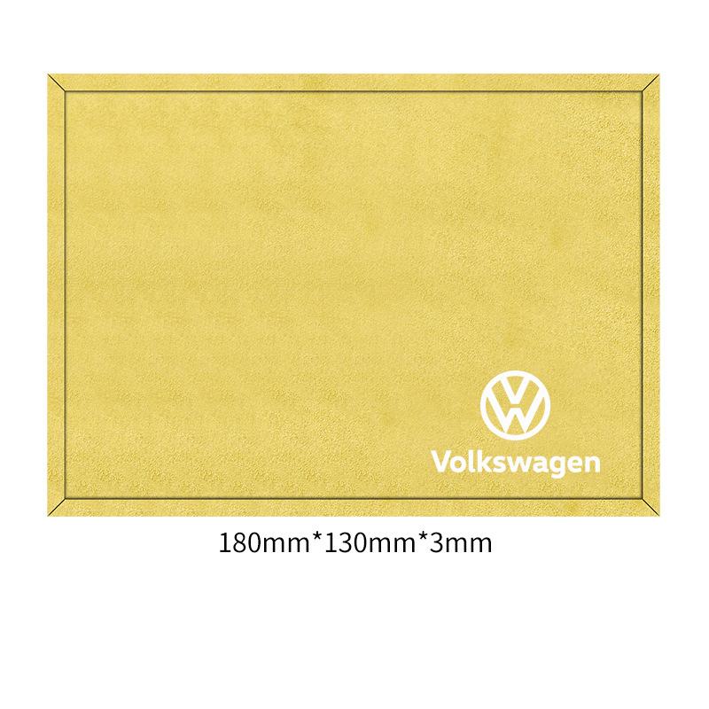 2026 Hot Suede Center Console Decoration Mat Car Anti Slip Pad For VW Volkswagen Jetta GTI Golf 6 Polo B5 Interior Mouldings UYAF-N871