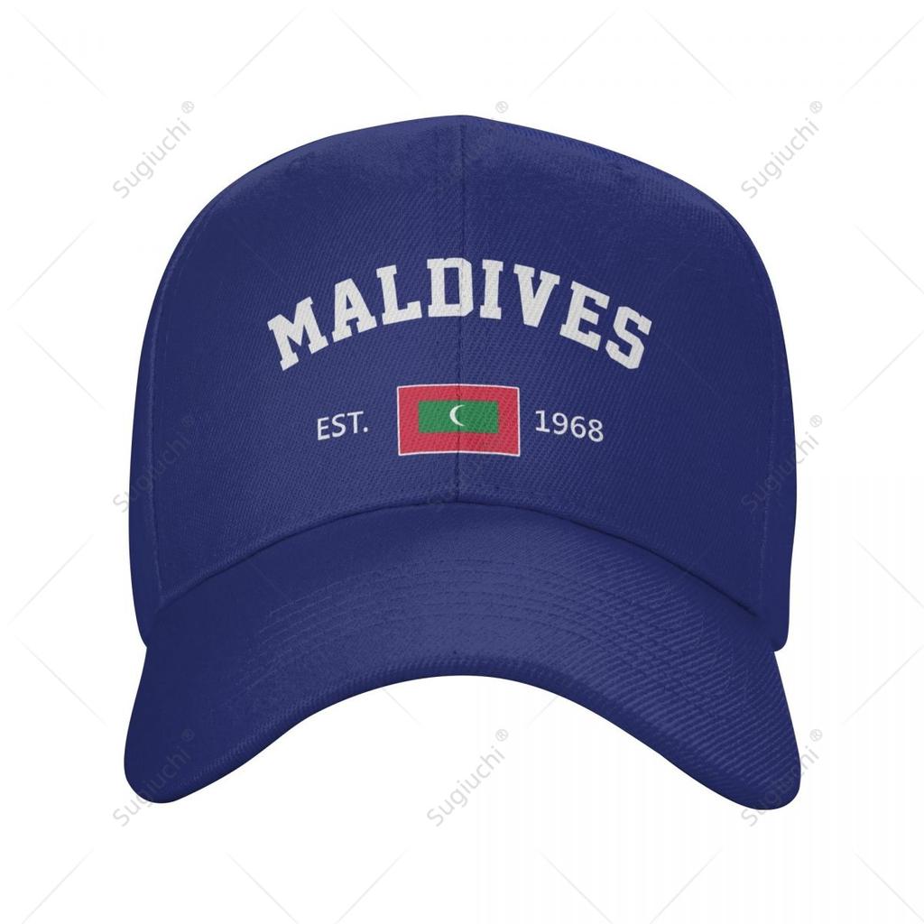 Baseball Cap Maldives EST Independence Day Wild Sun Shade Peaked Adjustable Outdoor Caps