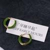Color Zinc Zinc Alloy Vintage Korean Style Earrings Enamel Oil Drop Earrings Women Jewelry Hoop Ear Buckle