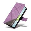 For Honor Play 60 Plus 5G/Play 9T/X7c 4G/200 Smart 5G Leather Case Geometric Line Wallet Phone Cover