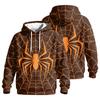 Men's Casual Loose Fit Printed Hoodie with Pocket and Drawstring