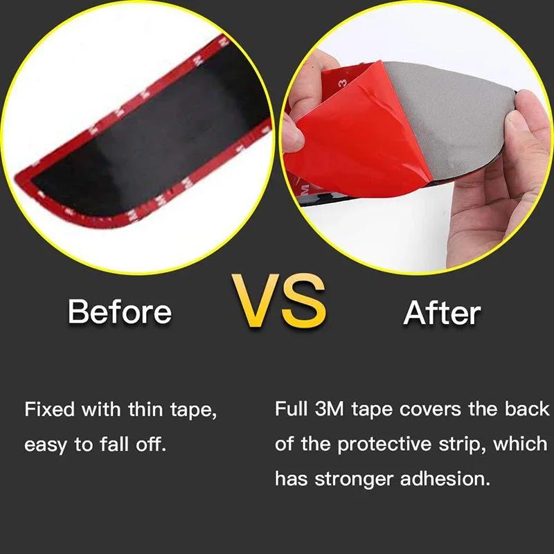 Universal Car Trunk Rear Bumper Guard Strip 104x9cm Rubber Door Sill Plate Protector Mouldings Pad Trim Cover Strip Car Styling