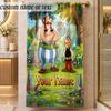 Beach TowelAsterix & Obelix Custom Name Text Personalized Soft Towel for Beach Pool Indoor Home Decor Gift